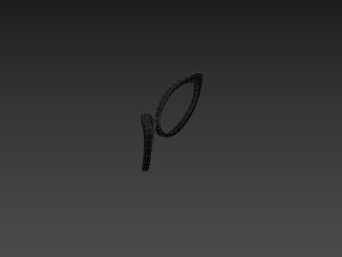 Prop217 Cat Eye Glasses Modelo 3D