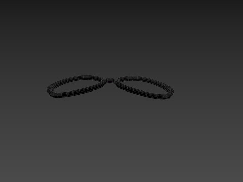 Prop217 Cat Eye Glasses Modelo 3D