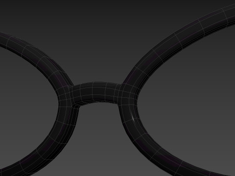 Prop217 Cat Eye Glasses Modelo 3D