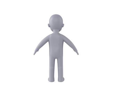 Character235 Boy Base Mesh 3D Model