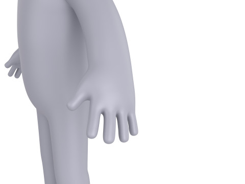 Character235 Boy Base Mesh 3D Model