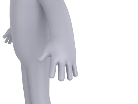 Character235 Boy Base Mesh 3D Model