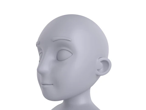 Character235 Boy Base Mesh 3D Model