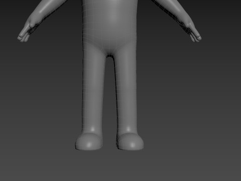 Character235 Boy Base Mesh 3D Model