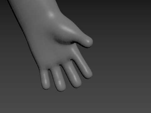 Character235 Boy Base Mesh 3D Model