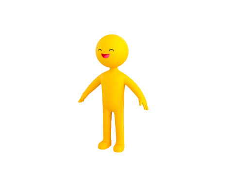 Character236 Smile Man 3D Model