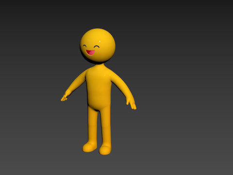 Character236 Smile Man 3D 모델