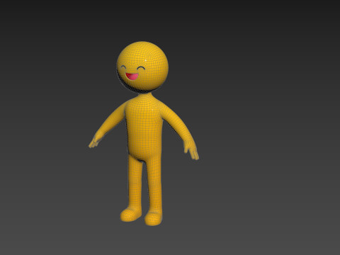 Character236 Smile Man 3D 모델