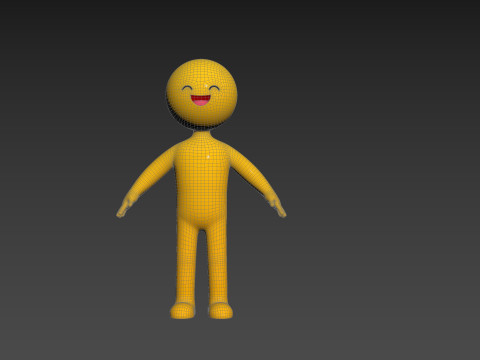 Character236 Smile Man 3D 모델