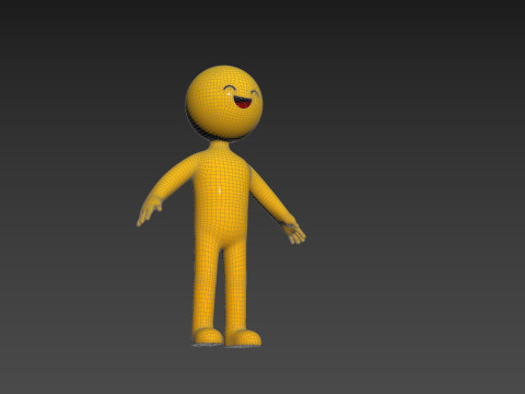 Character236 Smile Man 3D 모델