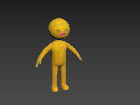 Character236 Smile Man 3D 모델