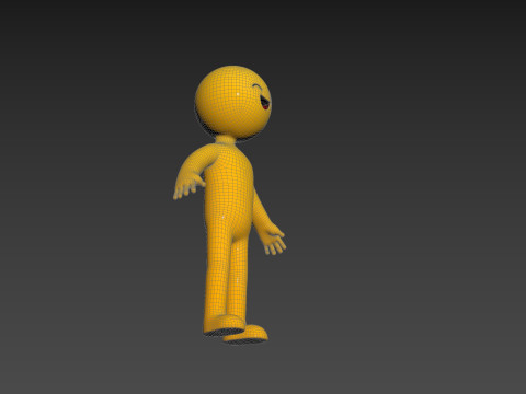 Character236 Smile Man 3D 모델