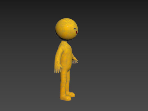 Character236 Smile Man 3D 모델