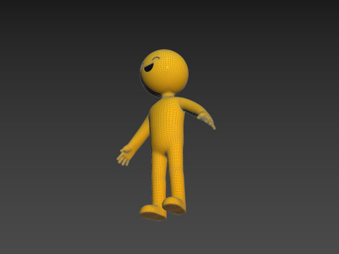 Character236 Smile Man 3D 모델
