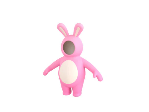 Prop218 Traje de conejito Modelo 3D