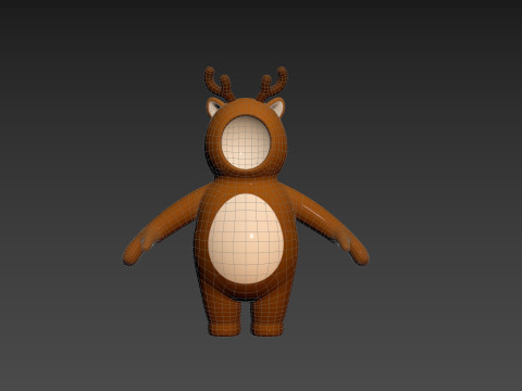 Prop220 Deer Suit 3D Model