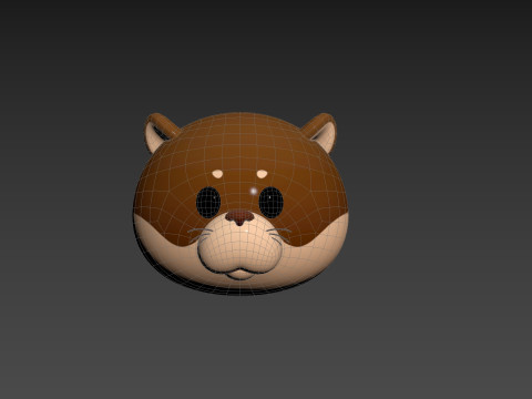 Prop221 Otter Head 3D मॉडल