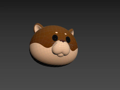 Prop221 Otter Head 3D Model