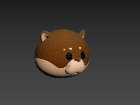 Prop221 Otter Head 3D Model