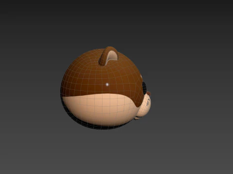 Prop221 Otter Head 3D Model