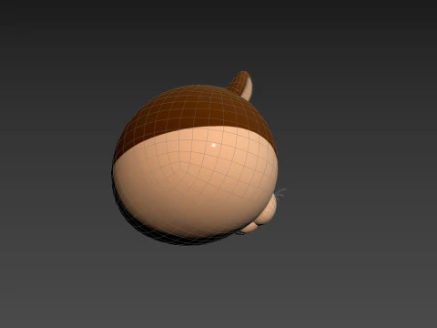 Prop221 Otter Head 3D Model