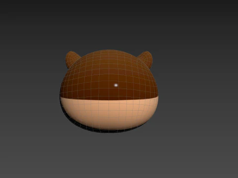 Prop221 Otter Head 3D Model