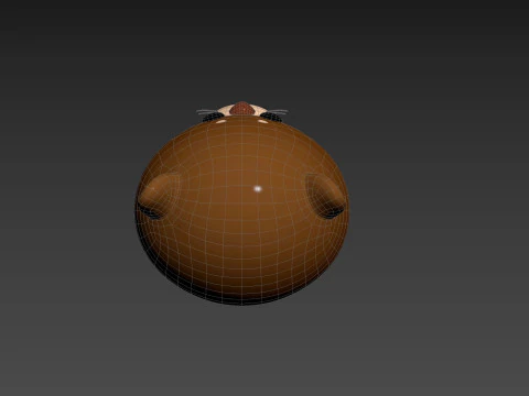 Prop221 Otter Head 3D Model