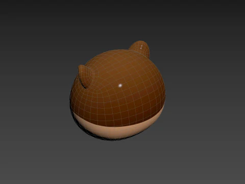 Prop221 Otter Head 3D Model