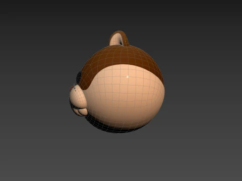 Prop221 Otter Head 3D Model