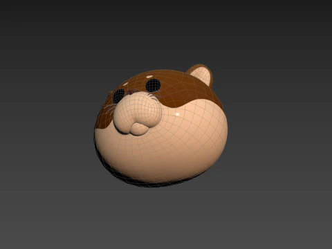 Prop221 Otter Head 3D Model