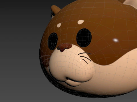 Prop221 Otter Head 3D Model