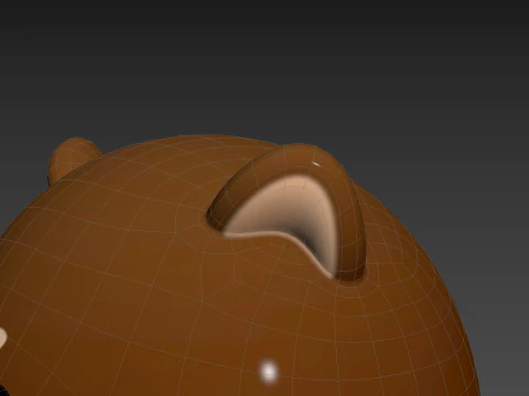 Prop221 Otter Head 3D Model