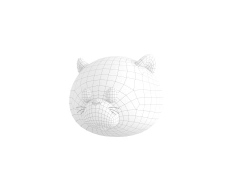 Prop221 Otter Head 3D Model