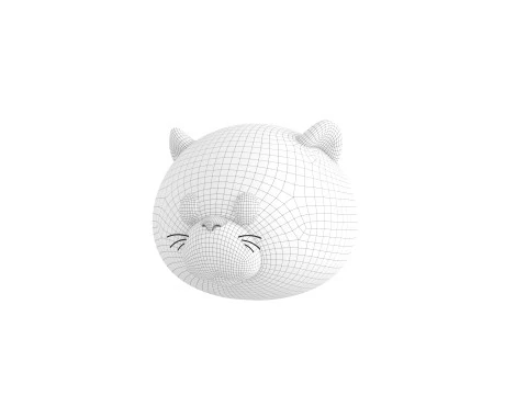 Prop221 Otter Head 3D Model