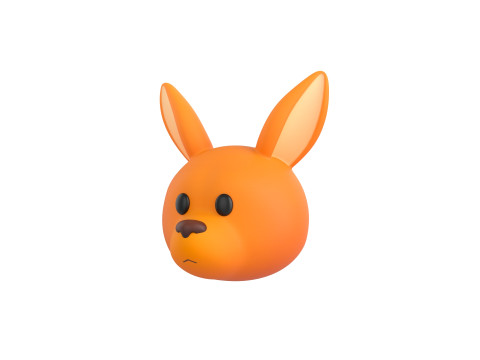 Prop222 Kangaroo Head 3D Model