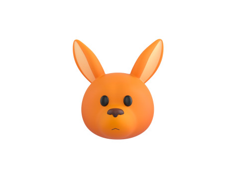 Prop222 Kangaroo Head 3D Модель