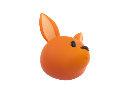 Prop222 Kangaroo Head 3D Модель