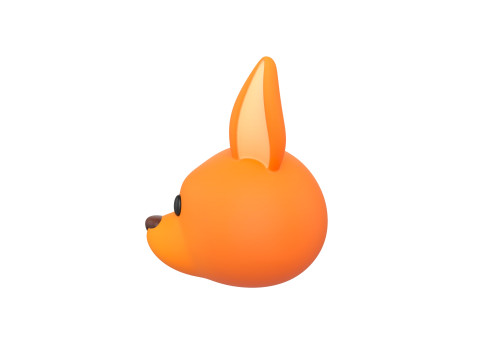 Prop222 Kangaroo Head 3D Модель