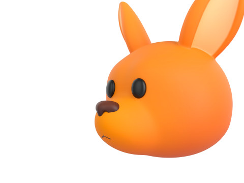 Prop222 Kangaroo Head 3D Модель