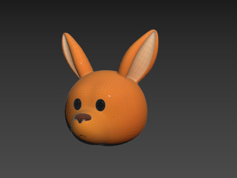 Prop222 Kangaroo Head 3D Модель