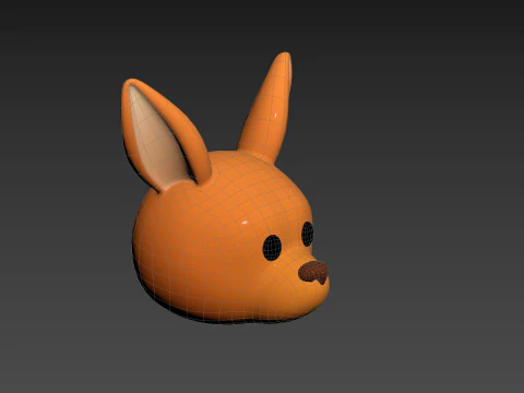 Prop222 Kangaroo Head 3D Model