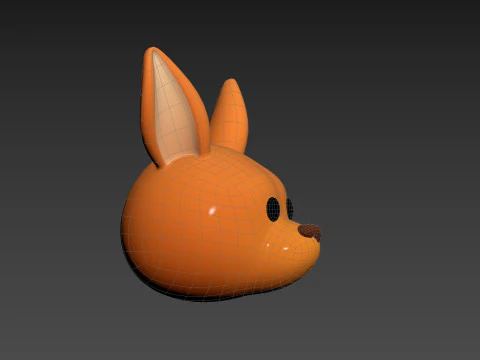 Prop222 Kangaroo Head 3D Model