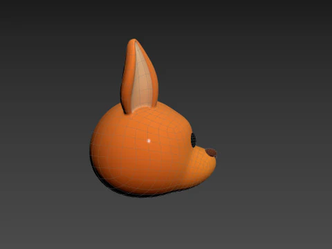 Prop222 Kangaroo Head 3D Model