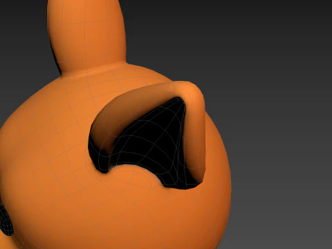 Prop222 Kangaroo Head 3D Model