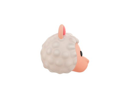 Prop223 Alpaca Head Modelo 3D