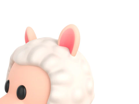 Prop223 Alpaca Head 3D Model