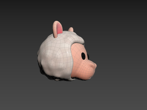 Prop223 Alpaca Head Modelo 3D