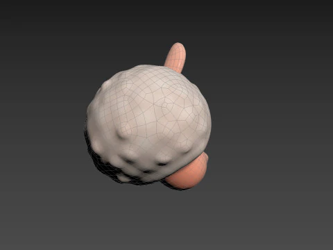 Prop223 Alpaca Head 3D Model