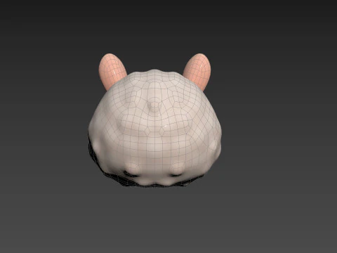 Prop223 Alpaca Head 3D Model