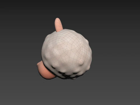 Prop223 Alpaca Head 3D Model